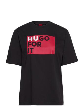 Dashire T-shirt Top Sort HUGO