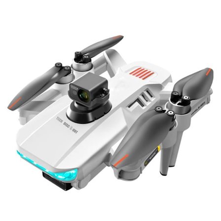 Drone CONFOZEN - Fjernbetjening - 360-graders forhindringsundgåelse - Intelligent tracking - Hvid