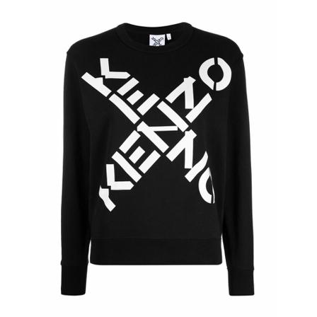 Kenzo - Stickade Tröjor & Koftor - Svart - Dam - Storlek: M, Dam, Storlek: M