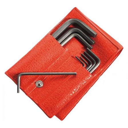 Facom 82H.JE10 Kuusiokoloavainsarja lyhyt, kotelossa 0,9 mm-6 mm, 10 kpl, Käsityökalut