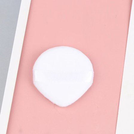 1/2/4 STK Mini Ansigts Makeup Svamp Kosmetik Vaskbar Letvægts Trekant Velvet Pudderkvast Pizza Mel