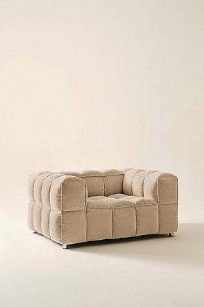Jotex - Lænestol Sandbeige - MEDFORD - Køb Lænestole hos Jotex