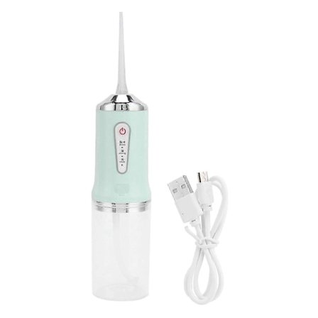 Bærbar Dental Oral Irrigator Professionel Tandstenfjerner Tand Calculus Remover Lysegrøn