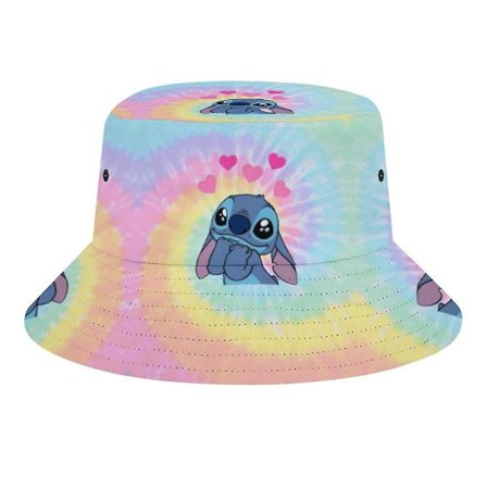 a23 Söt Lilo Stitch Unisex Bucket Hats Packable Fiskehatt Utomhusskydd Solhattar För Kvinnor Män ljio23