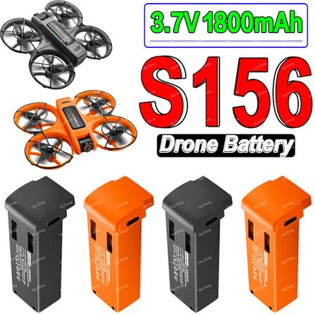 Originalt S156 Drone batteri 3.7V 1800MAh batteri til S156 RC Quadcopter erstatningsbatteri S156 tilbehørsdele