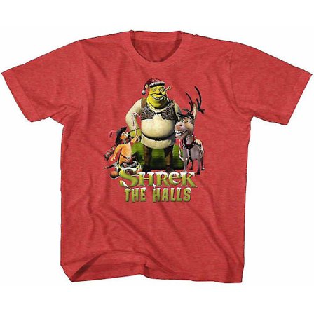Shrek Holiday Group Youth T-shirt