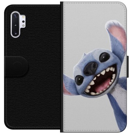 Kompatibelt Lommeboketui til Samsung Samsung Galaxy Note10+ Stitch i Fart - Kawaii Design for Fans & Barn