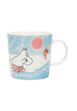 Arabia Muminmugg 30 cl Vinterbad Muggar & koppar Flerfärgad 0,3 L