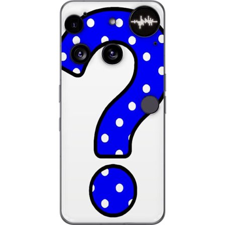 Kompatibelt Mobildeksel til Nothing Phone (3) Spørsmålstegn Fyndiq og CDON