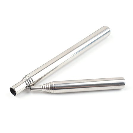Hopfällbart Eldblåsverktyg Rostfritt Stål Flamrör - Campingutrustning