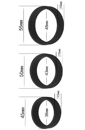 Kjøp Lovetoy Soft Silicone Pro Rings - Pakke med penisringer | God pris