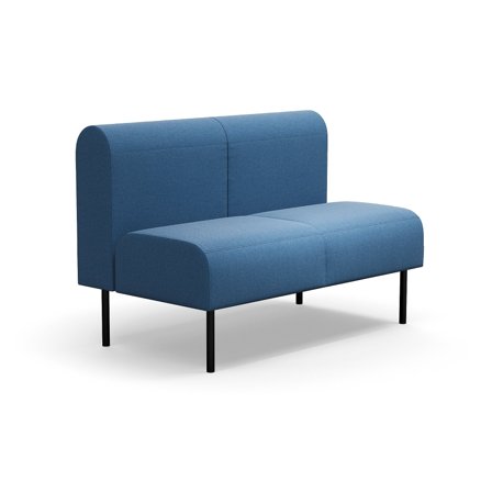 Modulsofa VARIETY, 2-Sitzer, Stoff Pod CS, blau