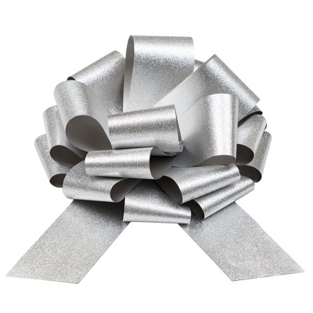 DIY Dekorationsrosett Silver 30 cm