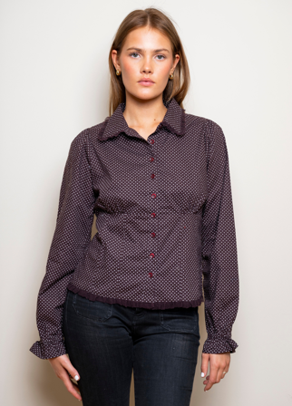 Live Blouse Cocoa Poplin Cocoa Poplin / XL