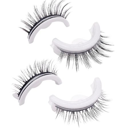 Reusable Self Adhesive Eyelashes Natural Look Washable No Glue Waterproof