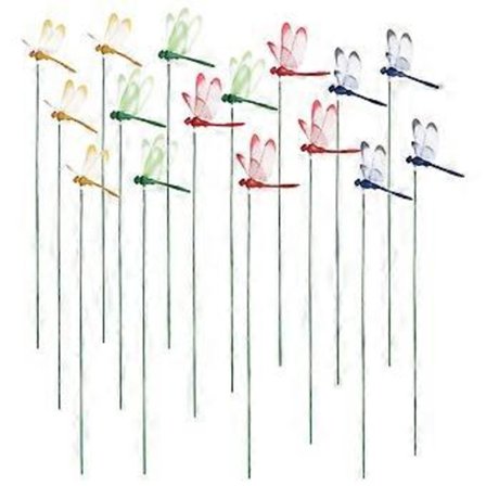 16 Grønne Have Guldsmede Pinde Plantepotte Dekoration Kompatibel med Boligindretning[JUN]