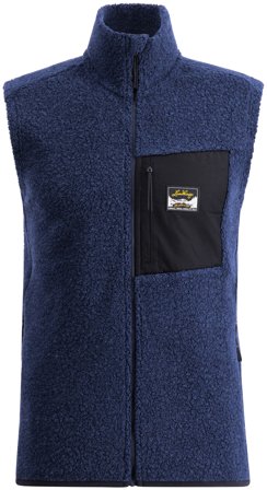 Lundhags Flok Wool Ms Pile Vest Light Navy - Vester