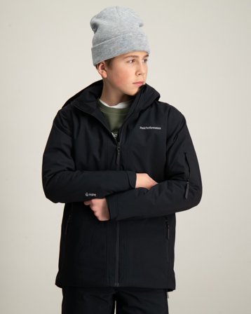 Peak Performance Jr Maroon Jacket Schwarz Jacken Jungen - Kids Brand Store