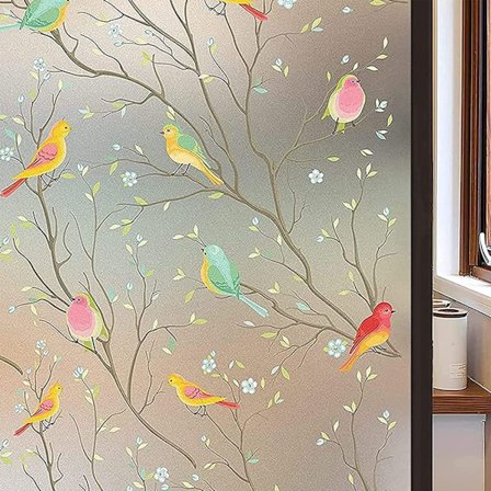 Glassvindufilm, Elektrostatisk Personvernvindufilm, 3D Vindu (45cmx3m)