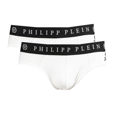Philipp Plein, Philipp Plein Slipy Biały, Mężczyzna, Rozmiar: S