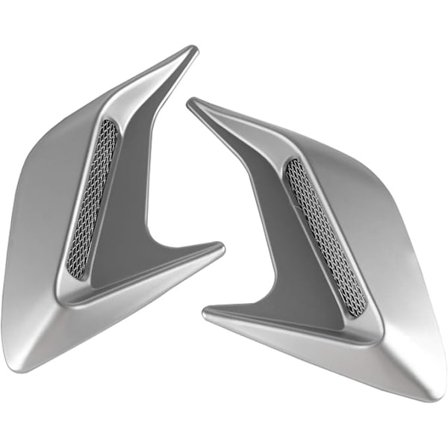 Dekorativ bilventildeksel luftinntaksområde (sølv)