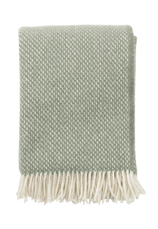 Klippan Ullpläd Preppy Filtar & plädar Unisex Grön 130 x 200