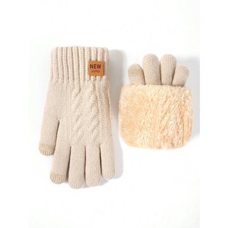 Unisex isolerede handsker - varme og behagelige - med tykt fleecefor - fem-finger design