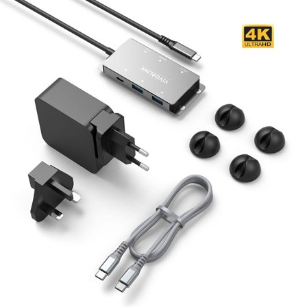 VIVOLINK dokkingstasjon - USB-C 3.1 Gen 1 - HDMI