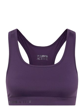 7 DAYS Active Signature Bra - Purple - S