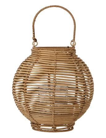 Malua Lantern W/Glass Home Lighting Outdoor Lighting Outdoor Lanterns Brun Bloomingville*Betinget Tilbud