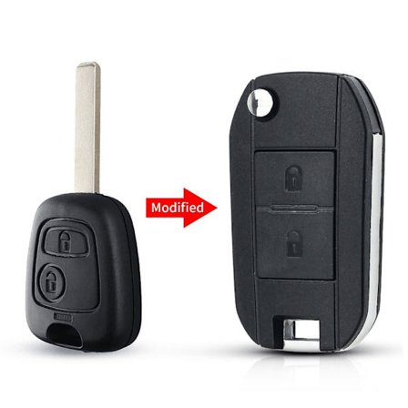 Fjernbetjeningsnøgleskal Bilnøgleskal VA2 BLADE VA2 BLADE