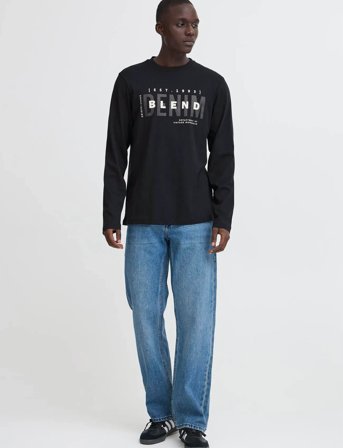 Blend Tee Longsleeve - Black - S