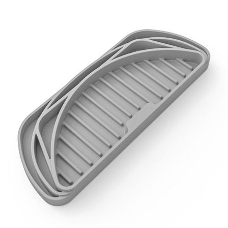 Vanddispenserbakke Silikone Køleskab Dryppande GRÅ