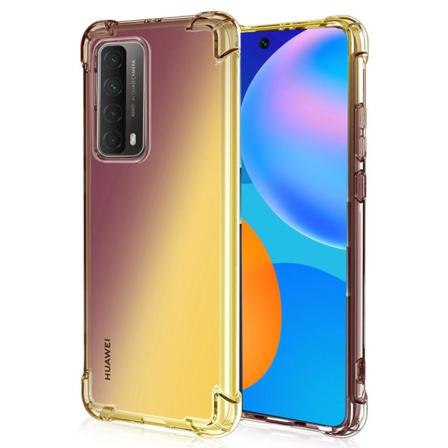 Huawei P Smart 2021 - Professionellt Skal (Tjocka Hörn) FLOVEME Svart/Guld