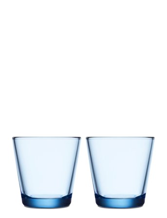 Iittala Kartio Tumbler 21Cl Aqua 2Pcs - Blue - 21 CL