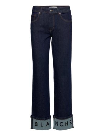 Augusta Logo Jeans Navy Blanche