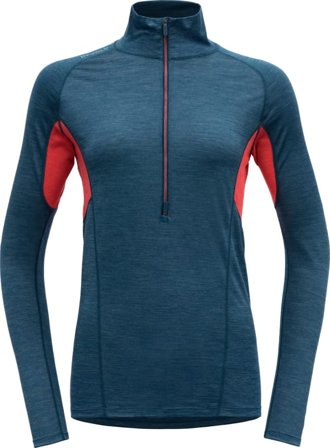 Devold Running Woman Zip Neck Women long-sleeved training tops translation missing: en.shared.elasticsearch.filter.color.not_defined XL