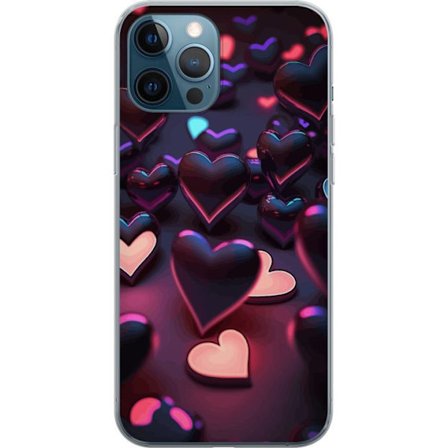 Kompatibelt Mobildeksel til Apple Apple iPhone 12 Pro Midnattshjerter