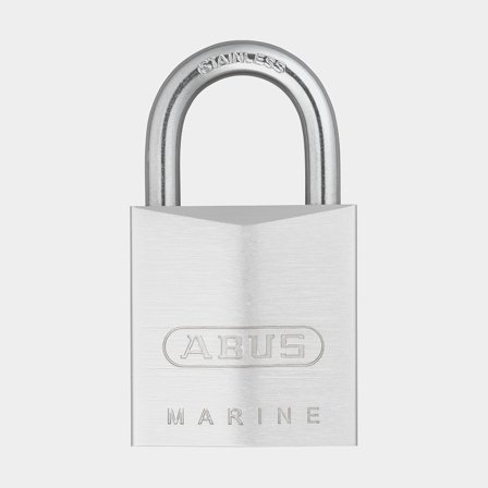 Cadeado ABUS 75IB/30, com arco em aço inoxidável, Ø5 mm, prata