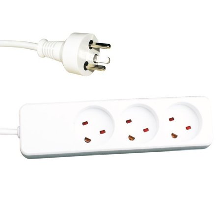 GARBOT Plast Power Strip 3-way K-IT