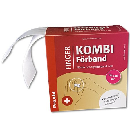 Proaid 2165 Finger-kombiforbånd 400 cm, Førstehjelp