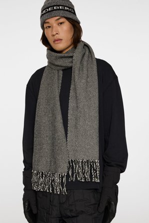 J.Lindeberg - Jared Scarf - Fashion - Black - Men - Onesize