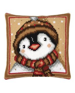 Stickpackung Kissen Pinguin - Vervaco