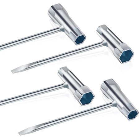 4 kpl moottorisaha työkalun avainta, 13 x 19 mm moottorisaha avain, T-avain mutterin avain Stihl Husqvarna moottorisahoille, mekaaninen purkaminen