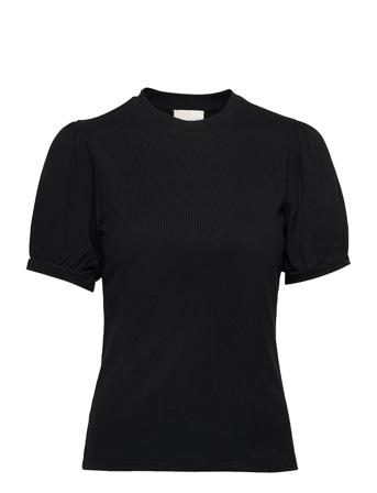 Johanna T-Shirt T-shirt Top Sort Minus
