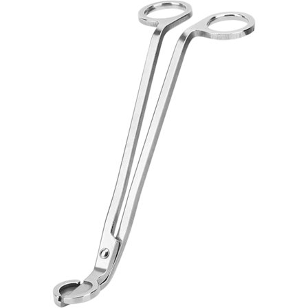 Ljusveke Trimmer, Polerad Rostfritt Stål Veke Klippare, Sax, Når Djupt In I Ljus För Att Klippa Förbrukade Veke, Tillåter Renare Förbränning