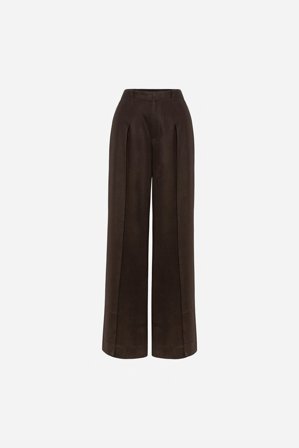 CAMILLA PIHL - Diane Trouser - Dark brown - 38