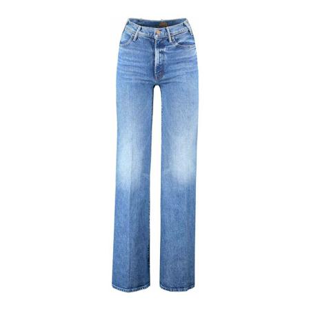 Mother Straight Jeans , Blauw , Dames , Maat: W26