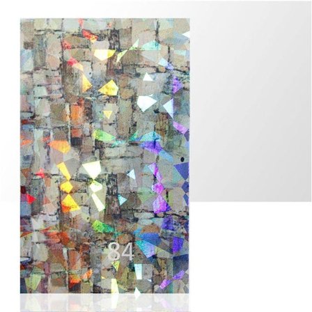 Nagel folie - Laser effect - 019 - 21