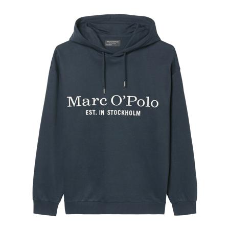 Marc O'Polo Logo hoodie in a relaxed fit blå, Herr, Herr, Storlek: 2XL